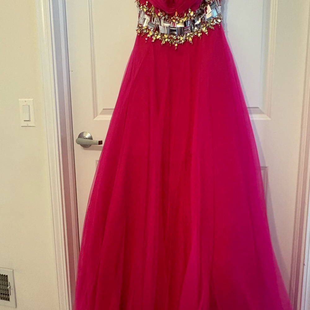 Elegant Pink Prom Dress
